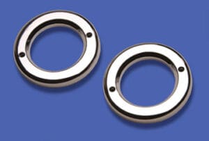 2″ Round Chromed Plastic Light Bezels Bulk Pack DML DUALB2BP