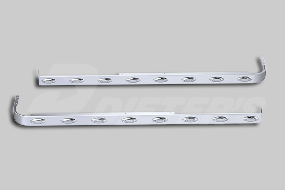 58″ Sleeper Panels with Extenders For Dual Cab Exhaust image